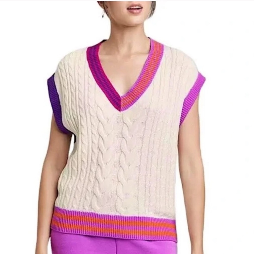 Wild Fable Varsity Style Sweater Vest XS